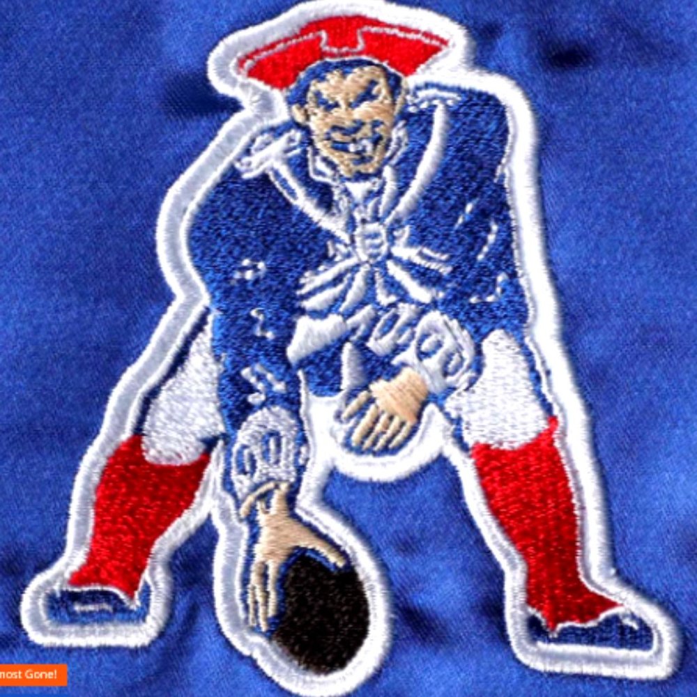 Mitchell & Ness New England Patriots Lightweight Satin Full-Snap Jacket size L - Picture 2 of 2